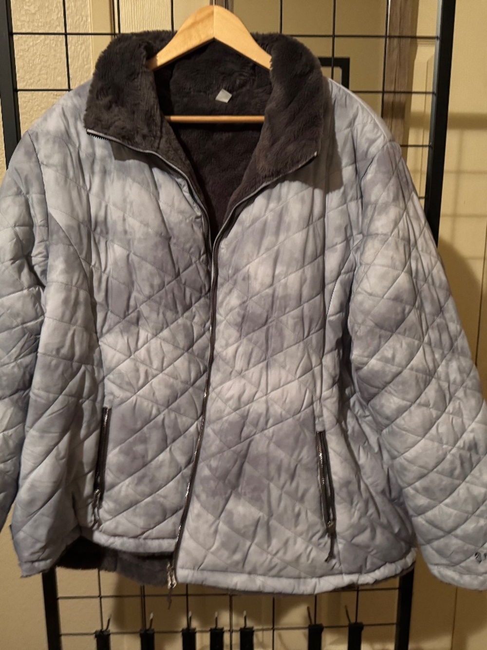 Plus Size Free Country Reversible Winter Coat